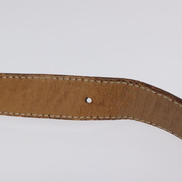 CELINE Macadam Canvas Shoulder Bag Pvc Leather Brown Gold - Picture 9 of 13